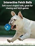 TONGKTAI Hundespielzeug, 8 Stück Quietschendes Spielzeug Weich Gefüllte Plüschbälle Hundeball, Kauspielzeug interaktives Apportierspiel für Welpen,Kleine, Mittelgroße Haustiere Hund - 3