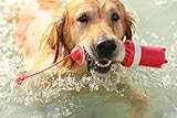 Rogz LH02-C Lighthouse Dog Fetch Toy/schwimmendes Wurfspielzeug, rot/weiß - 2