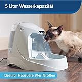 PetSafe – Drinkwell Platinum Wasserbrunnen für Hunde und Katzen, 5 l, Wasserspender für Haustiere, einstellbarer Durchfluss, hält Gerüche und Bakterien zurück – Leicht zu reinigen - 2