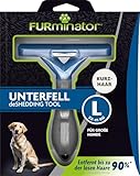 FURminator deShedding-Tool Hund Größe L Kurzhaar – Hundebürste für große Hunde zur Entfernung der Unterwolle – Verbessertes Design - 2