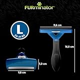 FURminator deShedding-Tool Hund Größe L Kurzhaar – Hundebürste für große Hunde zur Entfernung der Unterwolle – Verbessertes Design - 5