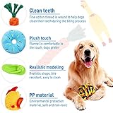 Amzeeniu Hundespielzeug,16 Pcs Seil Ball Hunde robuste Zähne Kauen langlebig Spielzeug Zahntraining Set Für Kleine mittelgroßen Hund Interaktives Spielset Unzerstoerbar BaumwollknotenTau Tier - 3