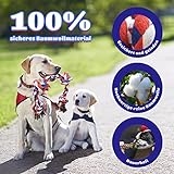 GaiusiKaisa 5PCS Alle XL Hundespielzeug Seil für Große und Mittlere Hund – Robust Seil Hundespielzeug für Aggressive Kauer – Nahezu Unzerstörbar – Hundespielzeug Ball – Tauziehen Seil Ball zum Kauen - 6