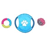 Schramm® Hundespielzeug 10-teilig Kauspielzeug für Welpen & kleine Hunde interaktiv bunt Hunde Spielzeug Tauschspielzeug - 5