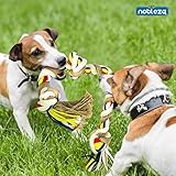 Nobleza – Hundespielzeugseil aus 100% Baumwolle, das der psychischen Gesundheit des Hundes zugute kommt ， Zahngesundheit und Zahnreinigung Arten von Hunden （Beige und Braun）- 68cm - 7