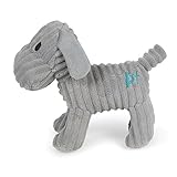 Petface Kleines Tiergesicht Freddi Cord Spielzeug – Quietsche Welpe / Hund Spielzeug - 2