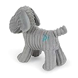 Petface Kleines Tiergesicht Freddi Cord Spielzeug – Quietsche Welpe / Hund Spielzeug - 3