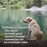 Chewies Kaffeeholz Kaustab für Hunde – Kauknochen Hunde-Spielzeug – 100 % natürliches Hundezubehör risikoarm & langlebig – Größe L: Für Hunde ab 20 kg Körpergewicht - 3