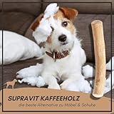 SUPRAVIT Natürlicher Kauknochen aus Kaffeeholz für Welpen XS | Mehr als EIN Holzstäbchen – spannendes Welpen Kauspielzeug & langanhaltende Beschäftigung | Kaustab Kauholz für Welpen - 8