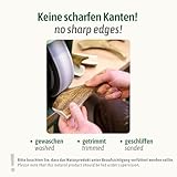 ChronoBalance® Geweih Kaustange M (halbiert) für Hunde, 100% Hirschgeweih als langanhaltendes Hundespielzeug, Hundeleckerli, Zahnpflege, Kauknochen, Kaugeweih, Hundeknochen, aus Abwurfstangen - 6