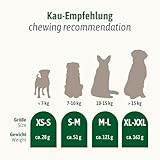 ChronoBalance® Geweih Kaustange M (halbiert) für Hunde, 100% Hirschgeweih als langanhaltendes Hundespielzeug, Hundeleckerli, Zahnpflege, Kauknochen, Kaugeweih, Hundeknochen, aus Abwurfstangen - 7