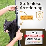 Tierhood – Längenverstellbare Reizangel Hunde – für kleine & große Hunde – max. Länge Rute 1.57m – Hundereizangel zum Auspowern – Hundetraining – inkl. Ebook + Knotenspielzeug + Tragetasche - 4