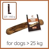 Wildfang® Olivenholz Kauholz für Hunde | Holzknochen Olivenholz | natürliches Kauspielzeug aus Olivenholz für Hunde | Zahnpflege | langlebiges Spielzeug für Hunde – L (221-450g) für Hunde ab 25 kg - 2