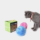 Eayoly Magic Roller Ball Für Hunde – Interaktives Hundespielzeug Pädagogisches Bewegliches Spielzeug Mit 4 Stoffbezug, Haustier Elektrischer Spielzeugball Für Welpen, Katzen Und Hunde - 4