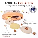 CHEWFFON Hundespielzeug, Hundespielzeug Intelligenz, Interaktives Hundespielzeug für Welpen Hunde,Intelligenzspielzeug für Welpen für Puzzle und Nahrungssuche Instinkttraining (Kartoffelchips) - 2