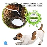 Hunde Frisbee von PetPäl aus Naturkautschuk Schwimmend – Gummispielzeug aus Naturgummi Ø 22cm – Wasserspielzeug & Schwimmspielzeug für Große & Kleine Hunde - 4