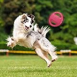 Skrtuan Frisbee und Hundespielzeug,Mittlere und große Hunde Interaktives Spielzeug,Schwimmen, im Freien klingendes Hundespielzeug,Hundefrisbee Hundespielzeug Quietschend - 6