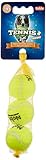 Nobby Tennisball mit Squeaker XS 4.5 cm; 3er Netz - 3