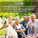 PetPäl Hundeball mit Zahnpflege-Funktion Noppen Hundespielzeug aus Naturkautschuk – Robuster Hunde Ball Ø 7cm – Hundespielball für Große & Kleine Hunde – Kauspielzeug aus Naturgummi für Leckerli - 5